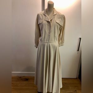 Naturelle Raw Silk Vintage Dress